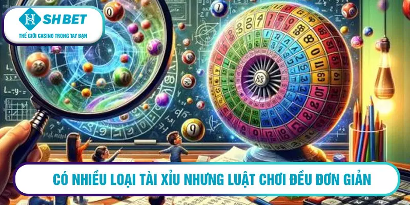 Có nhiều loại Tài Xỉu nhưng luật chơi đều đơn giản